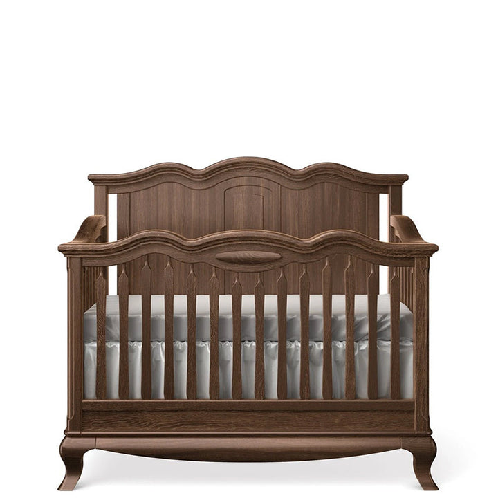 Romina - Cleopatra Convertible Crib / Solid Back - Nocello-Silva Furniture image