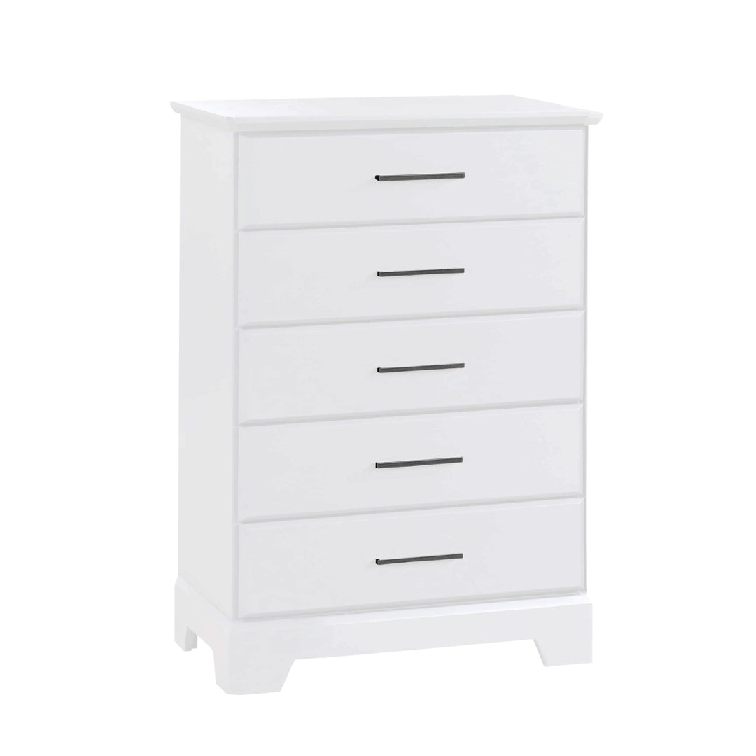 Natart - Taylor 5 Drawer Dresser - White 1 image