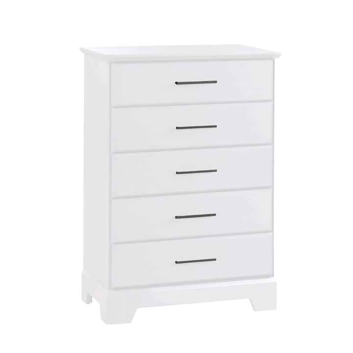 Natart - Taylor 5 Drawer Dresser - White 1 image