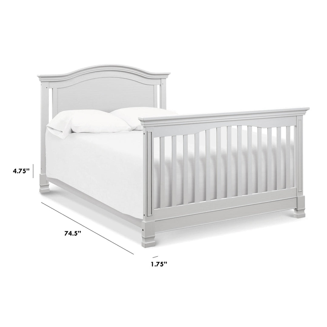 Namesake - Twin/Full-Size Bed Conversion Kit (M5789) - Cloud Grey-Stokke image