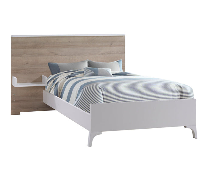 Tulip - Urban Twin Bed Conversion Rails and Low profile footboard 39 Inch - White 1 image