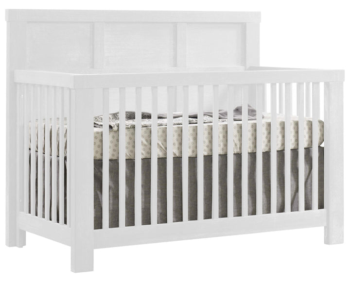 Natart - Rustico 5-in-1 Convertible Crib - White -Natart image
