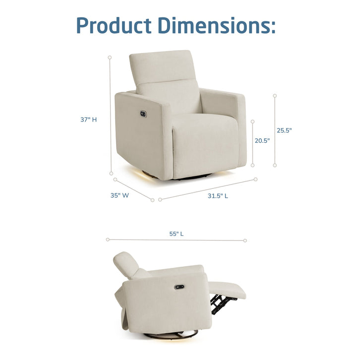 Maxi Cosi Isla Swivel Glider and Power Recliner