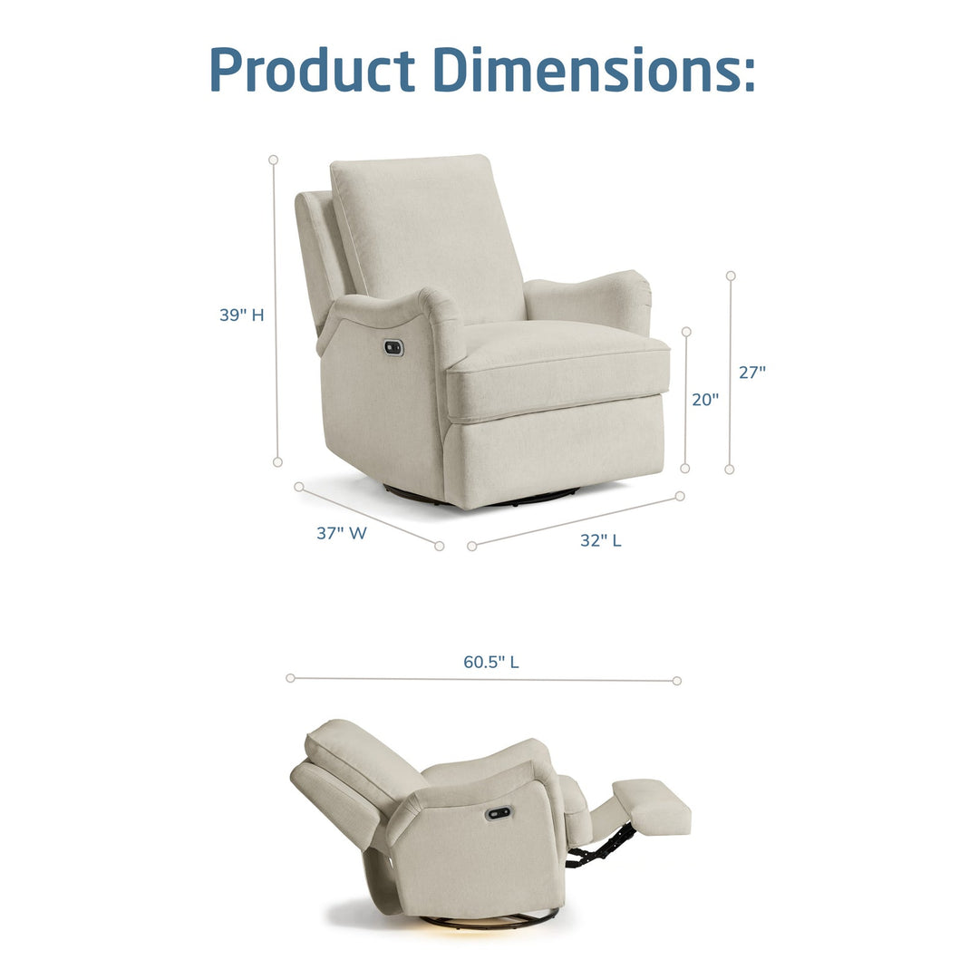 Maxi Cosi Lindon Swivel Glider &amp; Power Recliner
