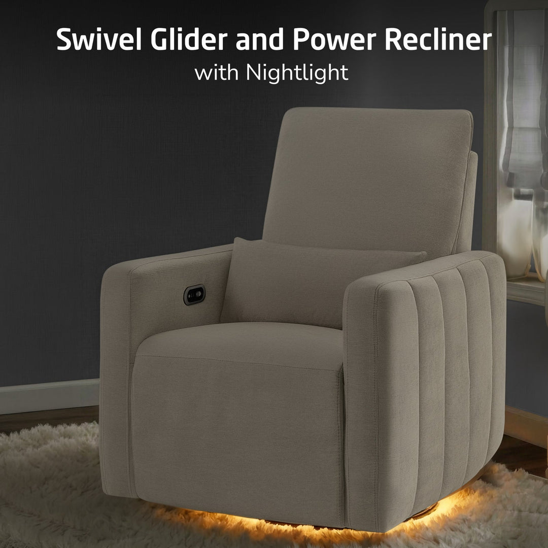 Maxi Cosi Dorian Swivel Glider and Power Recliner with Nightlight