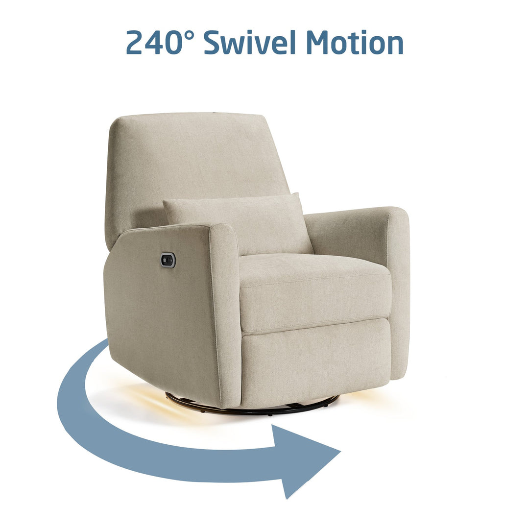 Maxi Cosi Ansel Swivel Glider and Power Recliner with Nightlight