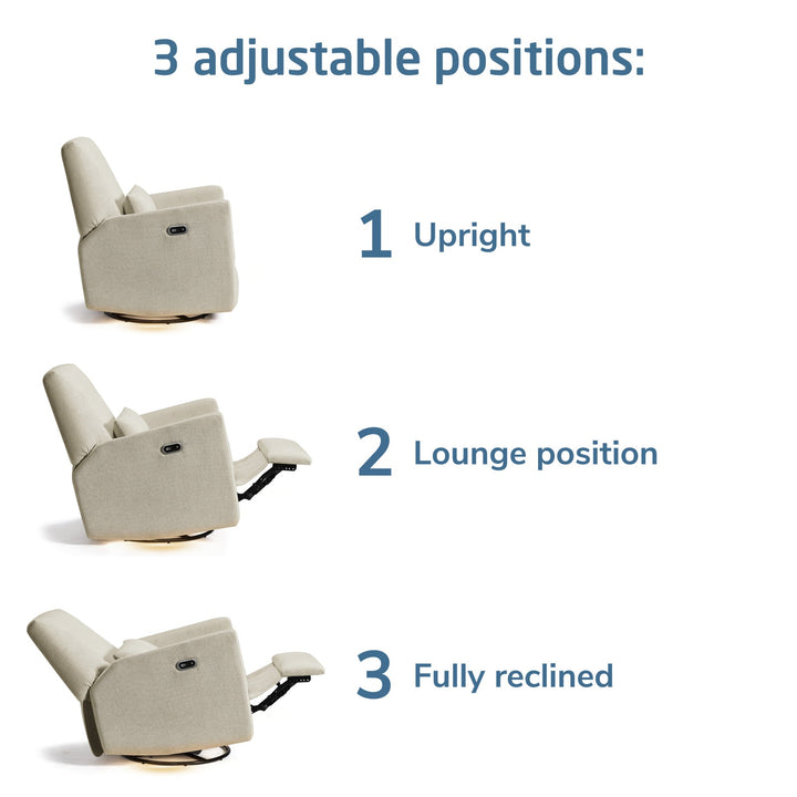Maxi Cosi Ansel Swivel Glider and Power Recliner with Nightlight