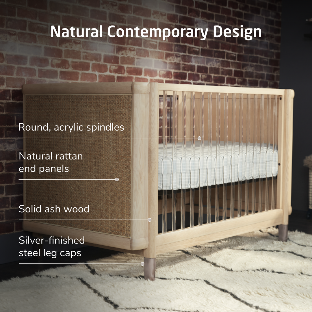 Maxi Cosi Brisa 4-in-1 Convertible Crib with Toddler Bed/Daybed Conversion Kit