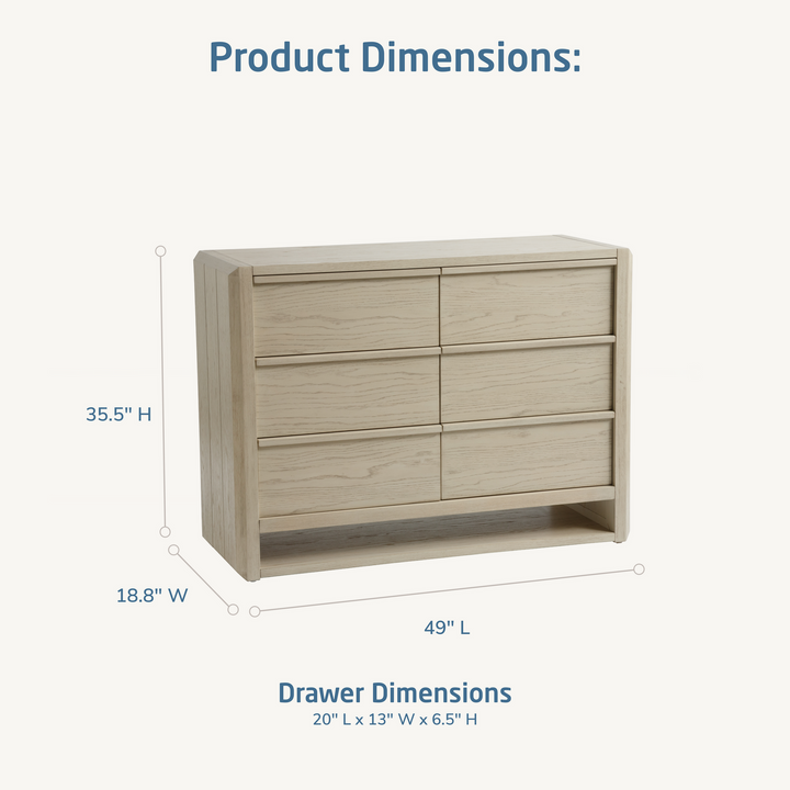 Maxi Cosi NorCal 6-Drawer Dresser