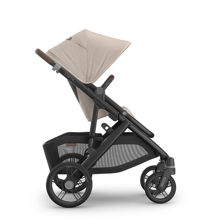 Vista V3 stroller in Ada Sandstone Mélange, rear three-quarter view