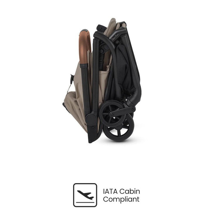 Silver Cross Nia compact travel stroller in Champagne - additional view