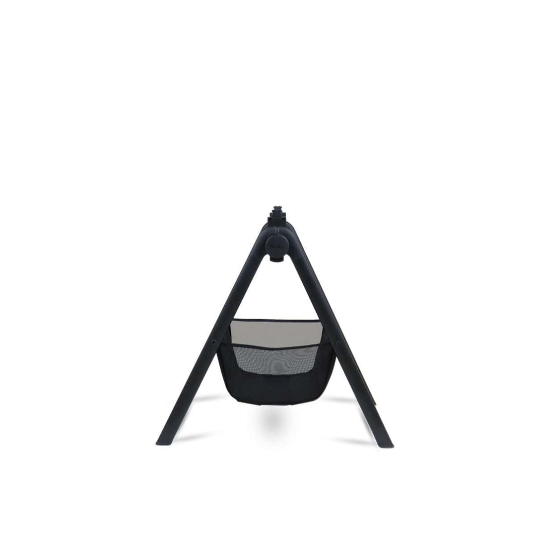 Silver Cross Bassinet Stand with mesh storage basket